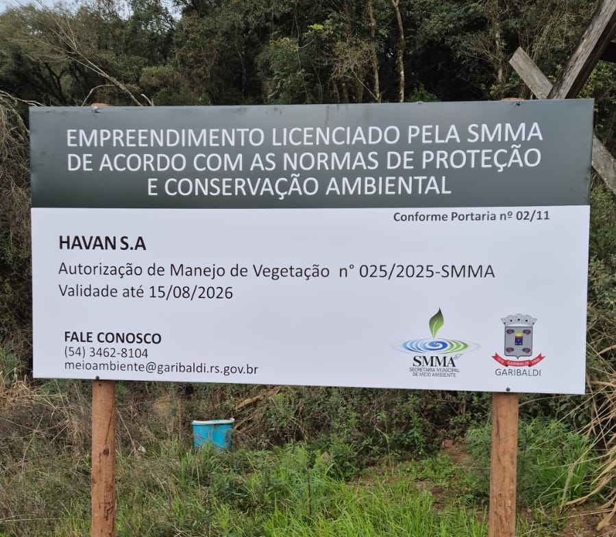 Havan inicia obras da megaloja em Garibaldi na localidade de Garibaldina