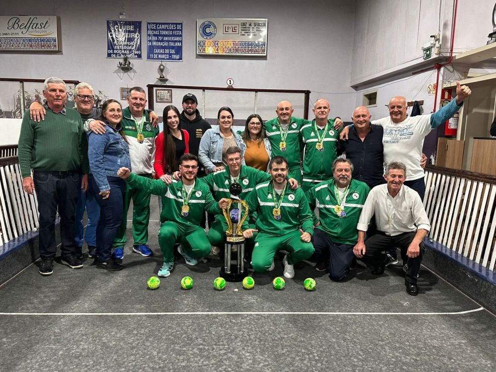 Rio Branco conquista o 12º título gaúcho de bocha em viradas emocionantes