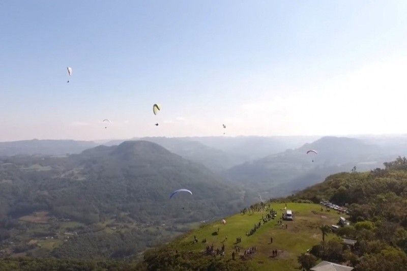 Morro do Diabo em Carlos Barbosa recebe Festival de Voo Livre 
