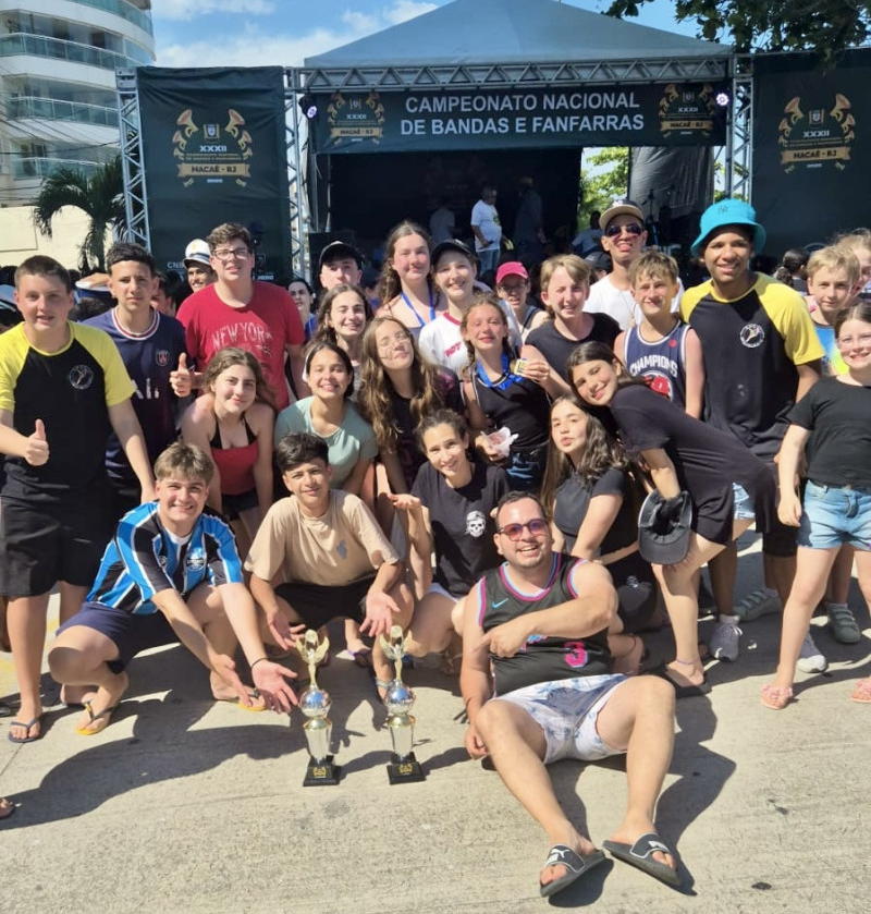 Escola Visconde de Cairu conquista Campeonato Nacional de Bandas e Fanfarras