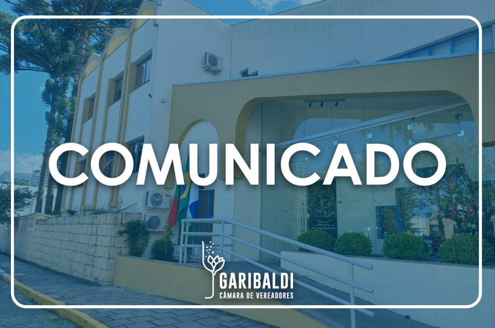 Sem Luz, Câmara de Vereadores de Garibaldi cancela sessão ordinária