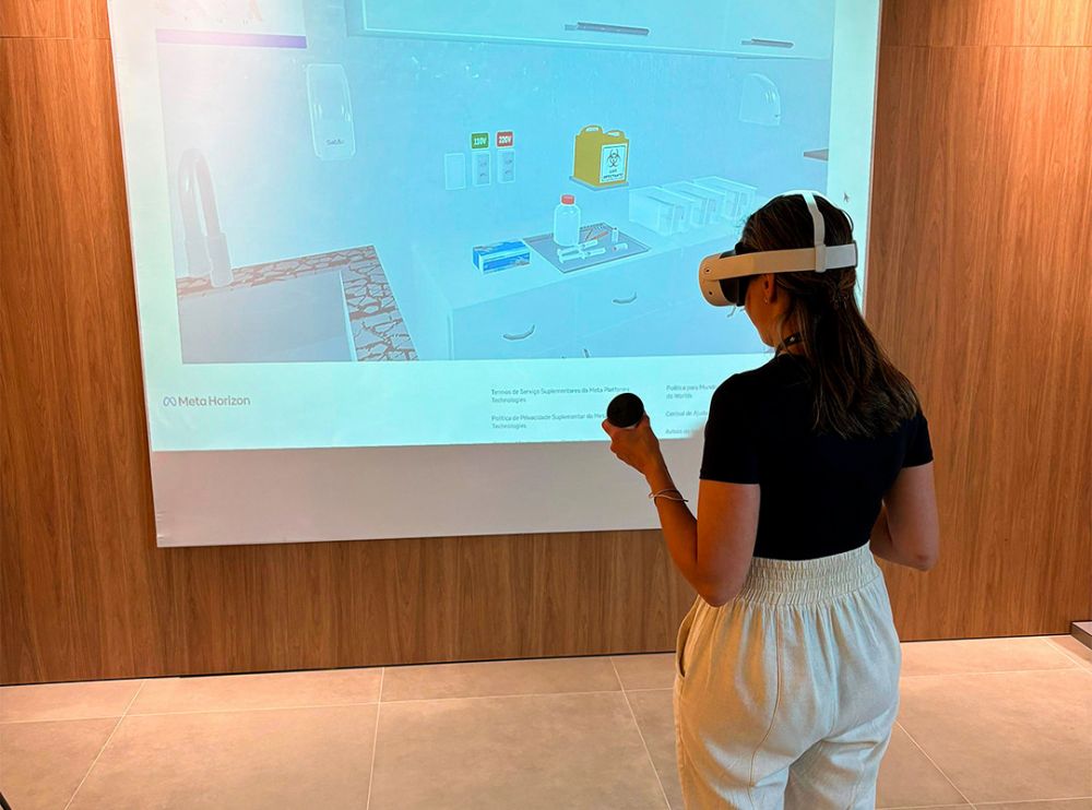 Hospital São Pedro lança treinamento imersivo com realidade virtual