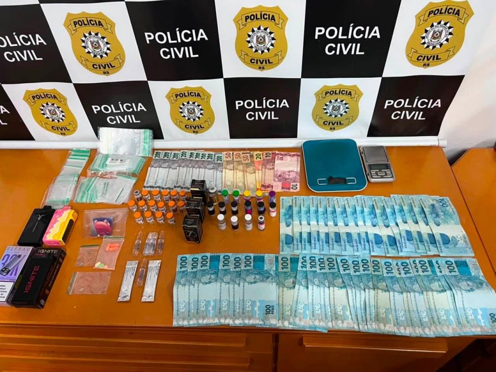 Operação da Polícia Civil termina com prisão em Garibaldi