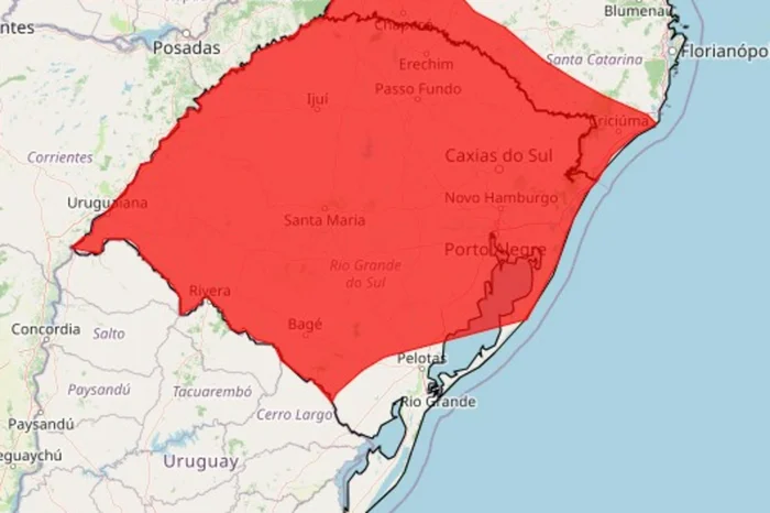 Alerta vermelho coloca Garibaldi, Carlos Barbosa e Bento sob risco de temporal