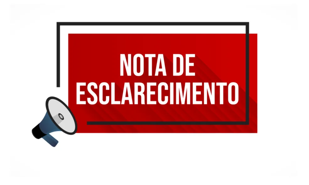 NOTA DE ESCLARECIMENTO E RETRATAÇÃO