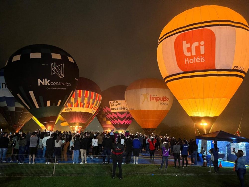 Balonismo reúne mais de 50 mil pessoas e bate recorde de público