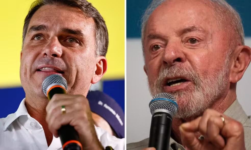 Flávio abre 10 pontos sobre Lula em pesquisa, enquanto outros levantamentos apontam empate