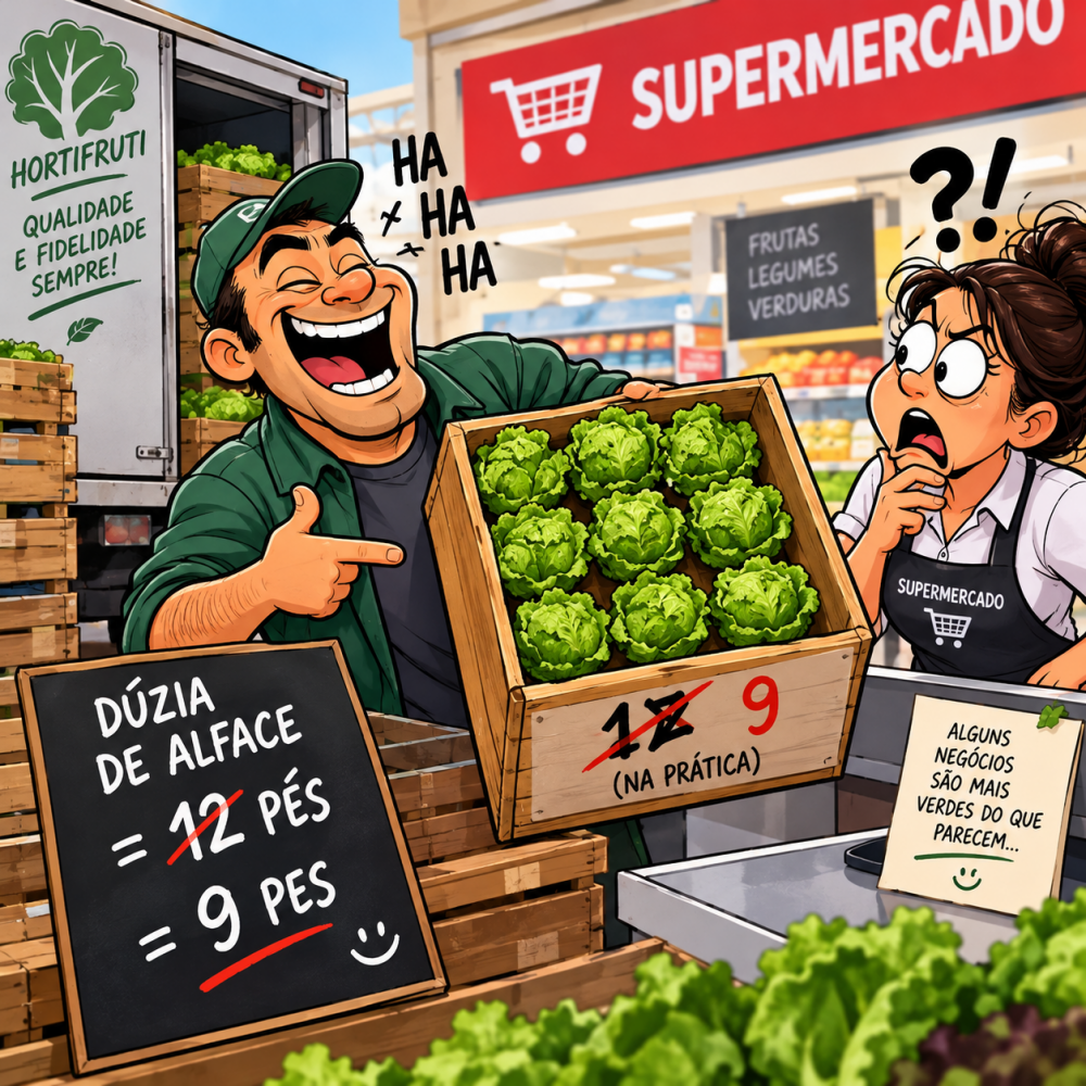 Supermercado de Garibaldi corta fornecedor de alface após descobrir que 12 viraram 9
